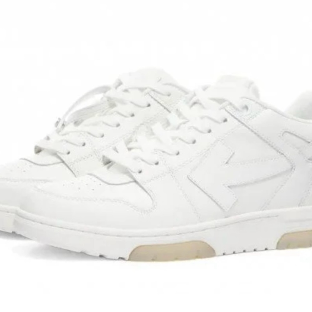 Brand New, Off - White Out of Office White on White Sneakers